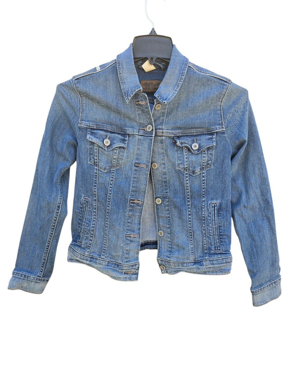 Levi's Custom Hand Painted Van Gogh Sunflowers Denim Jacket Size L - Picture 2 of 6